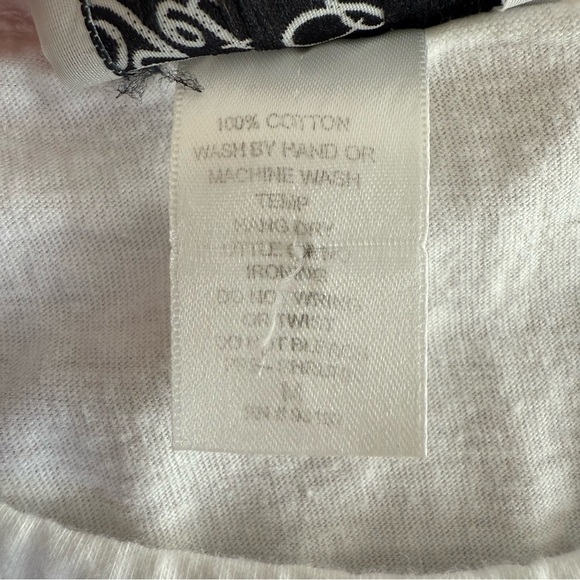 VINTAGE 90s "Get Lucky" Las Vegas Casino Gambling White Embroidered T-shirt - Picture 4 of 6